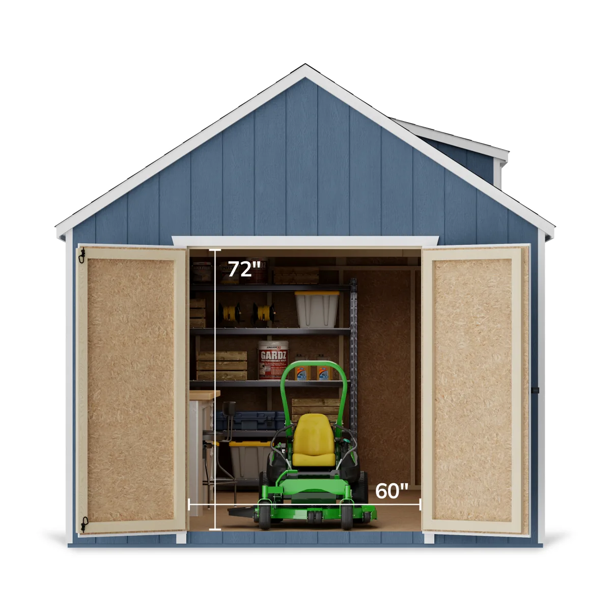 Value Dormer Shed with Dual Entry