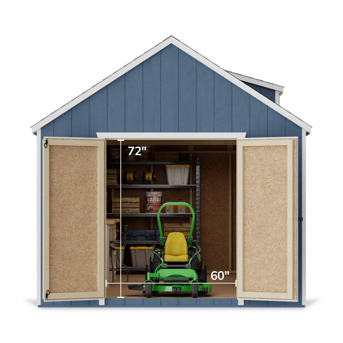 Value Dormer Shed with Dual Entry