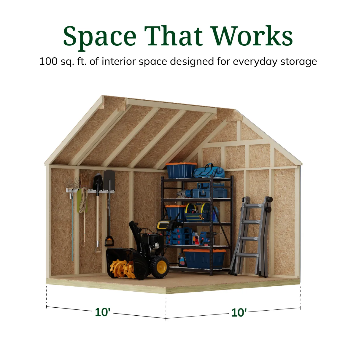 Value Dormer Shed with Dual Entry