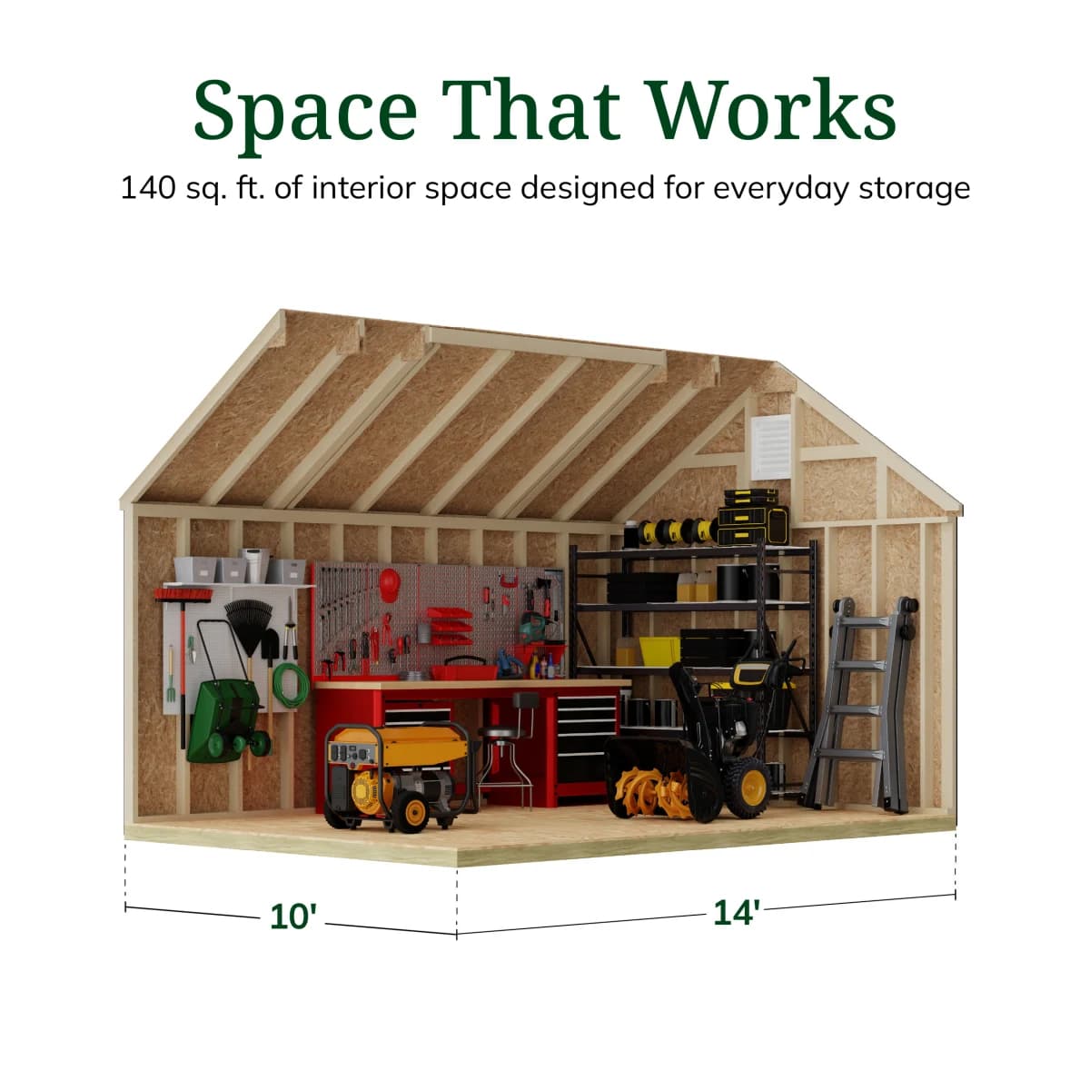 Value Dormer Shed with Dual Entry