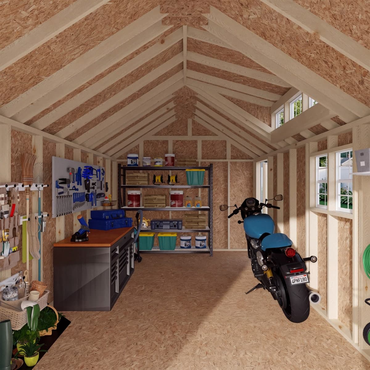 Value Dormer Shed with Dual Entry