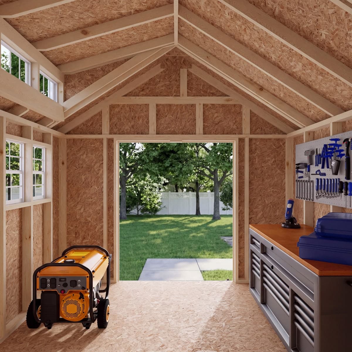 Value Dormer Shed with Dual Entry