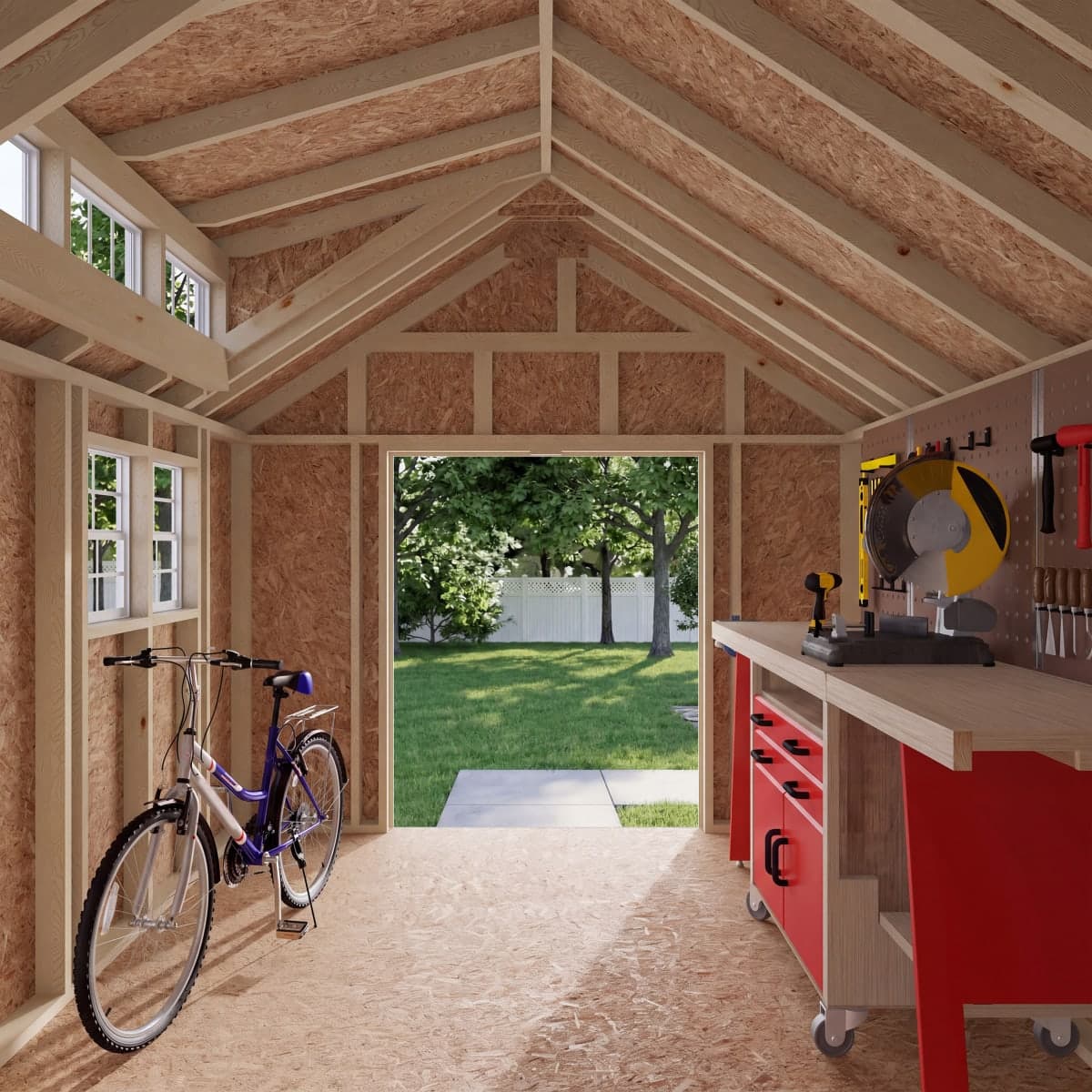 Value Dormer Shed with Dual Entry