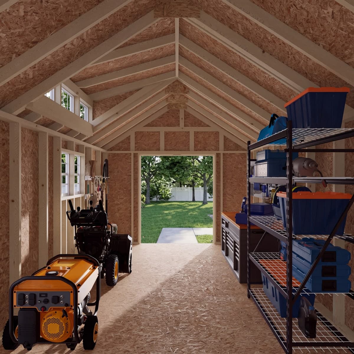 Value Dormer Shed with Dual Entry
