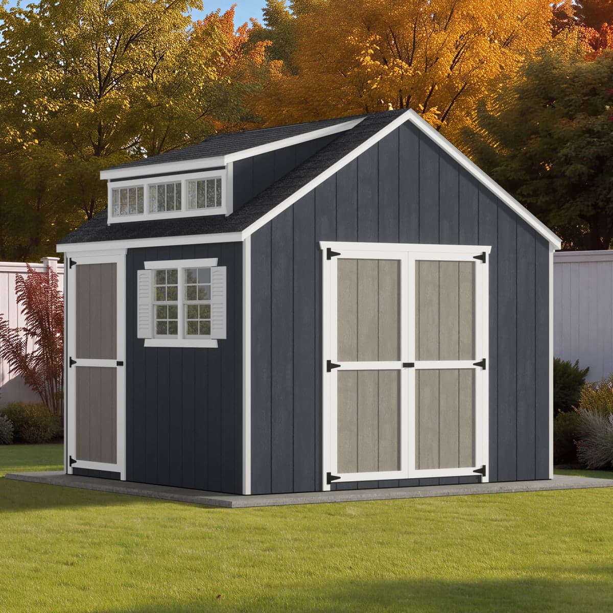 Value Dormer Shed with Dual Entry