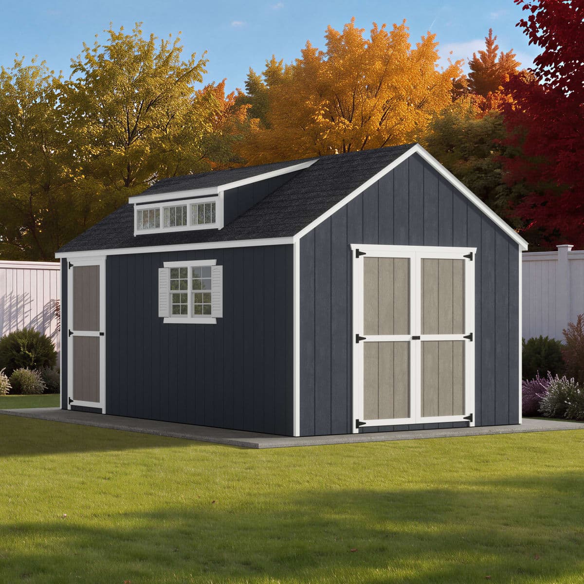 Value Dormer Shed with Dual Entry