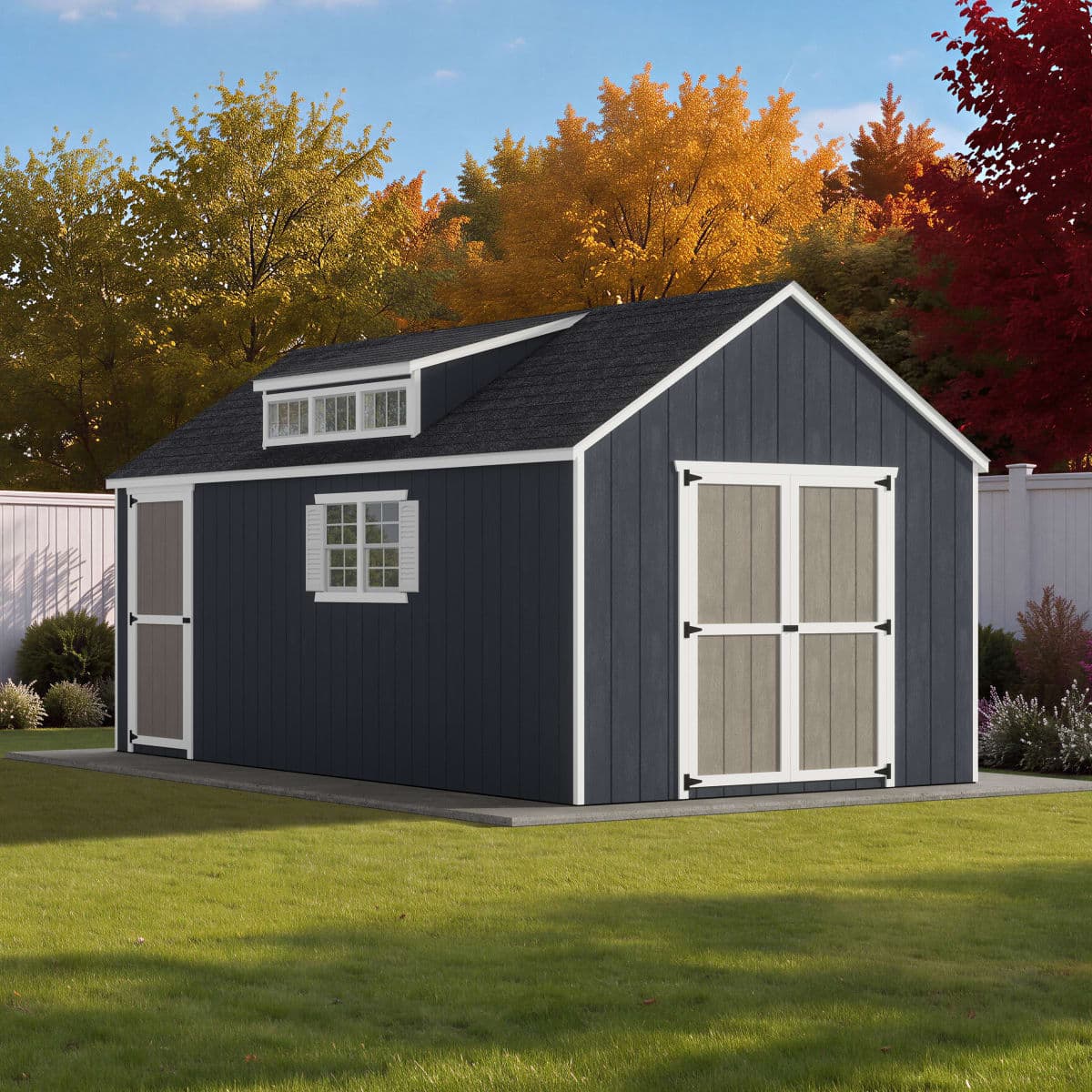 Value Dormer Shed with Dual Entry