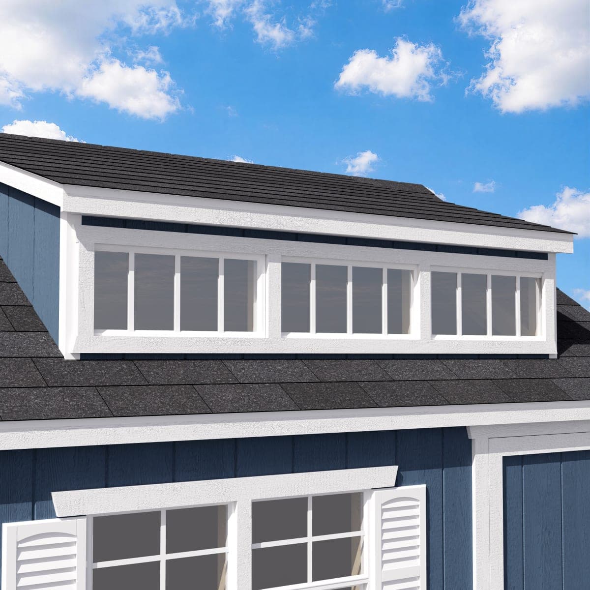 Value Dormer Shed with Dual Entry