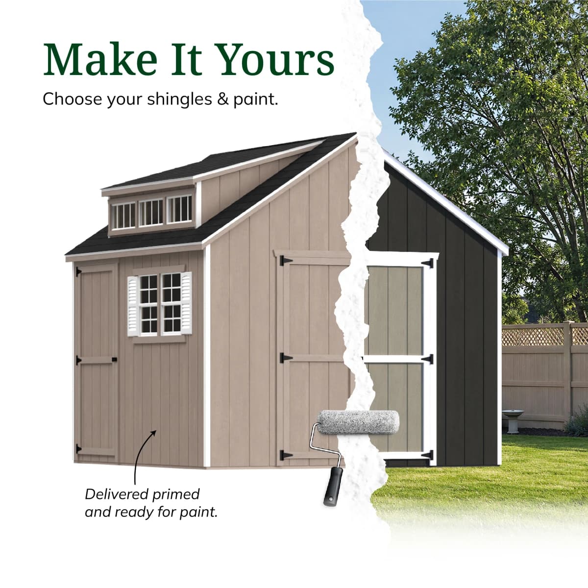 Value Dormer Shed with Dual Entry