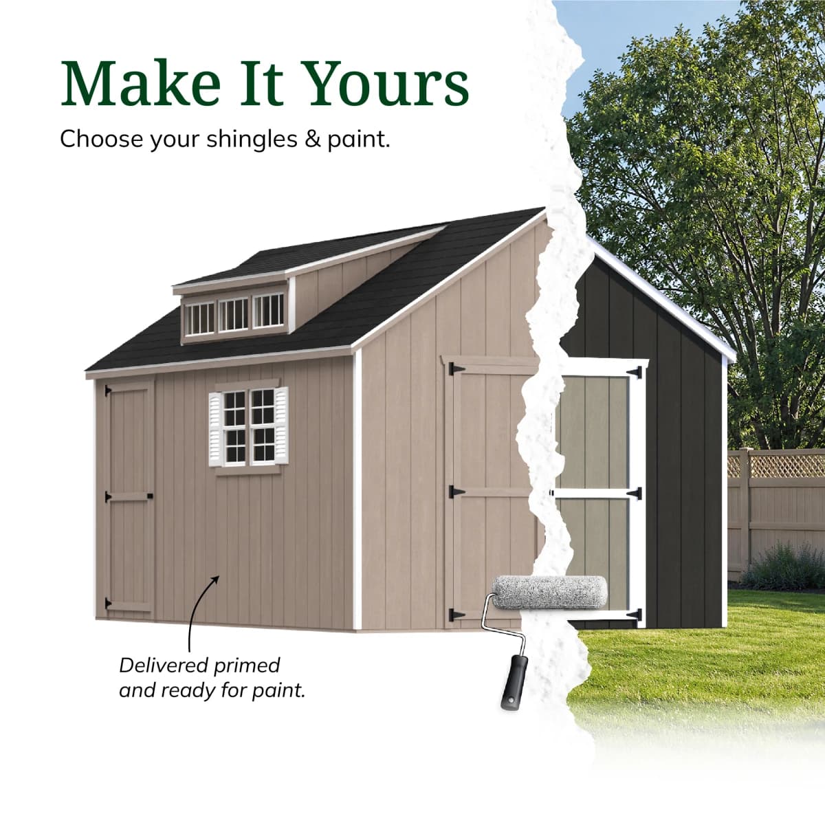 Value Dormer Shed with Dual Entry