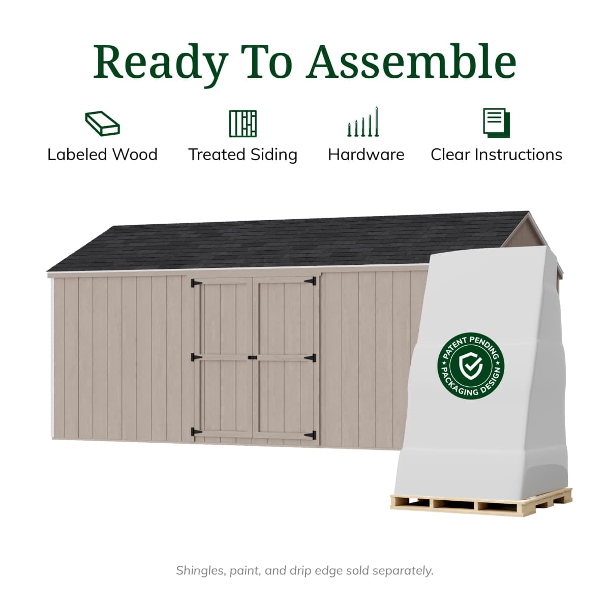 Value Gable Shed with Side Entry