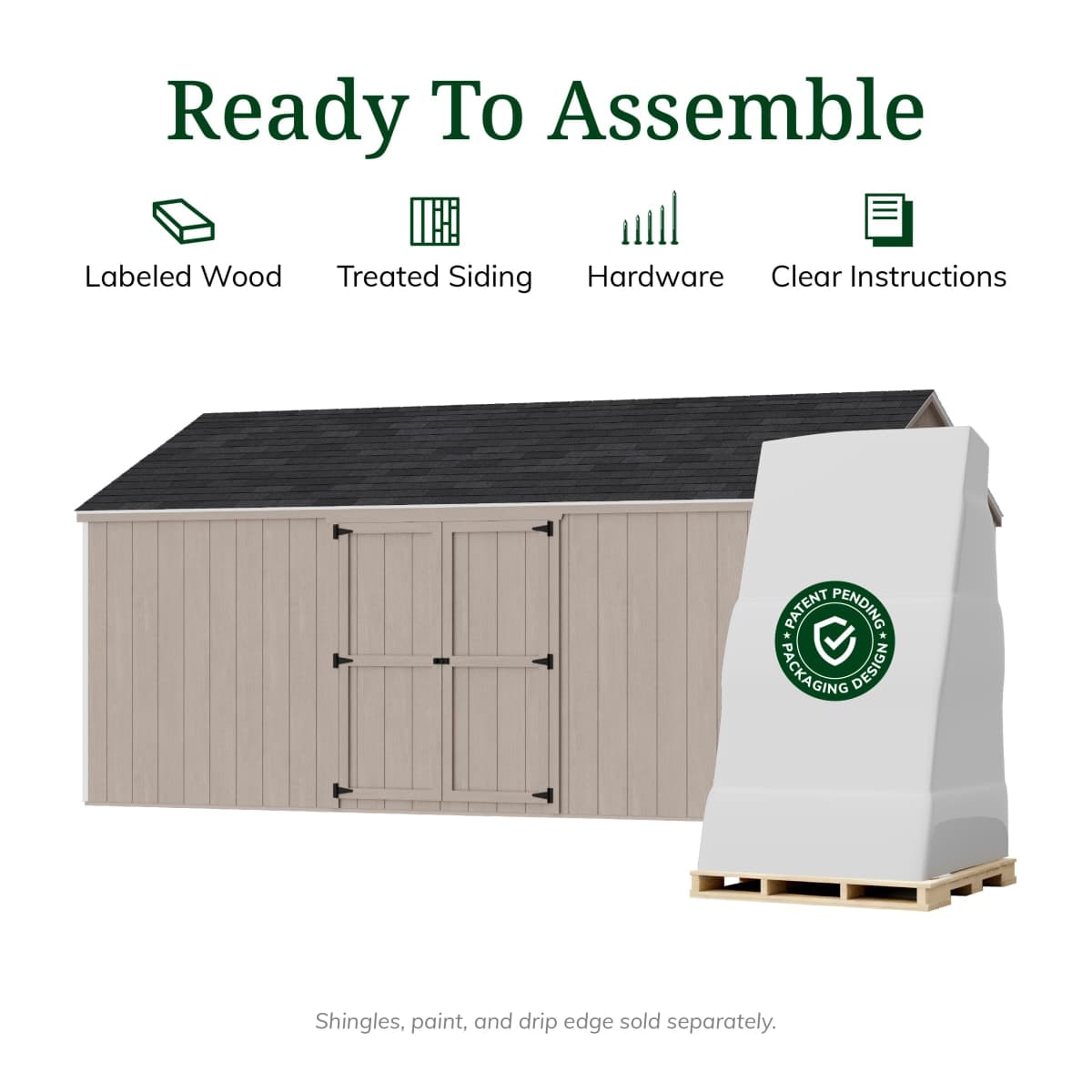 Value Gable Shed with Side Entry