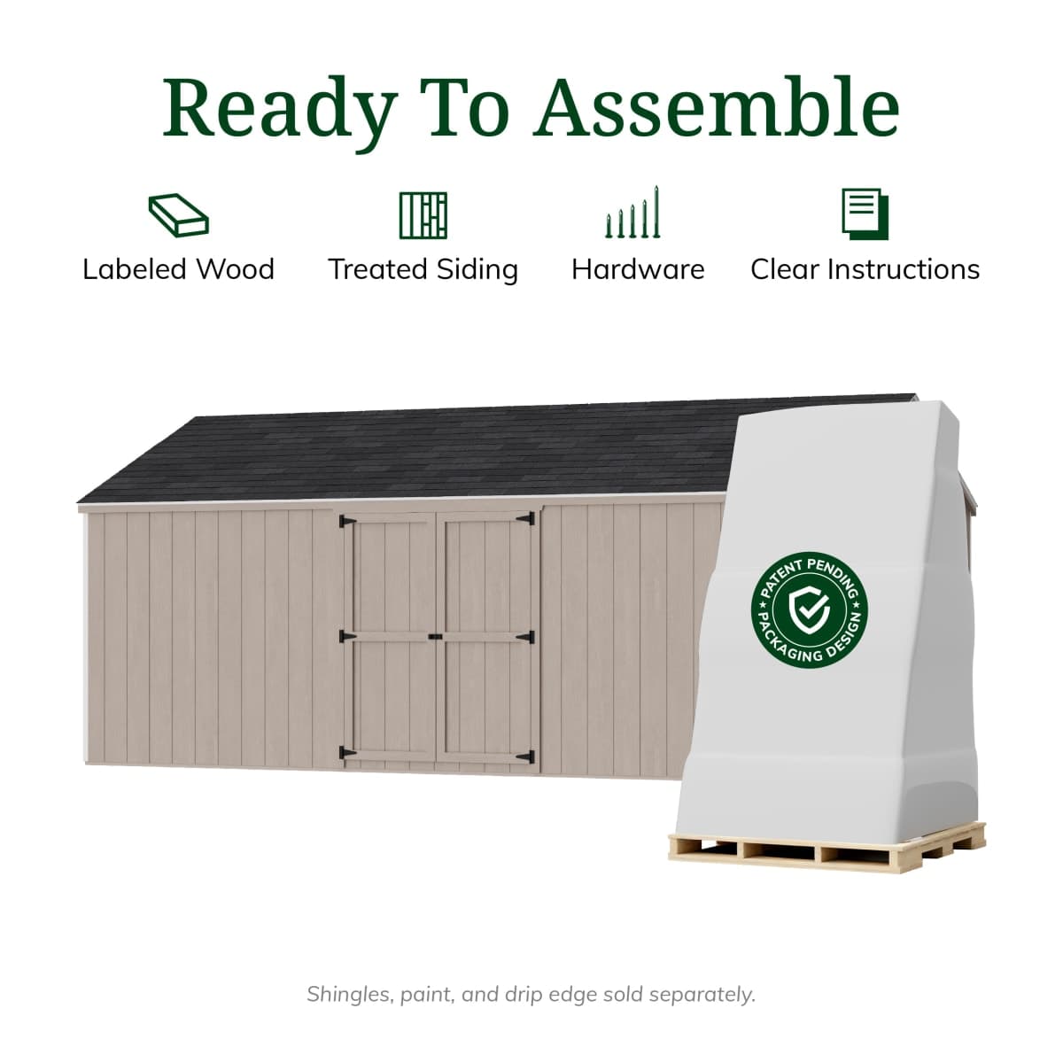 Value Gable Shed with Side Entry