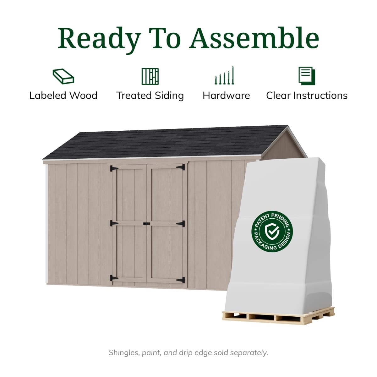 Value Gable Shed with Side Entry