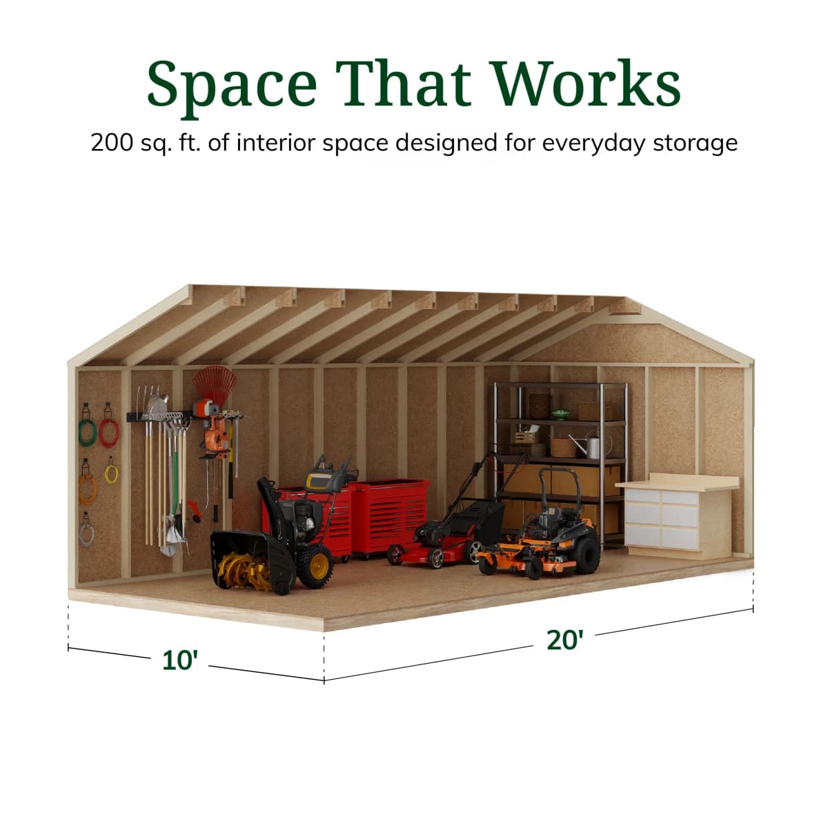 Value Gable Shed with Side Entry