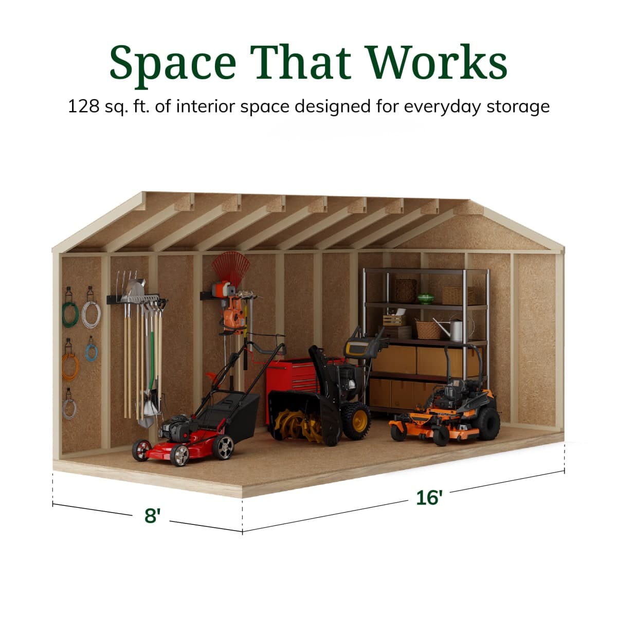 Value Gable Shed with Side Entry