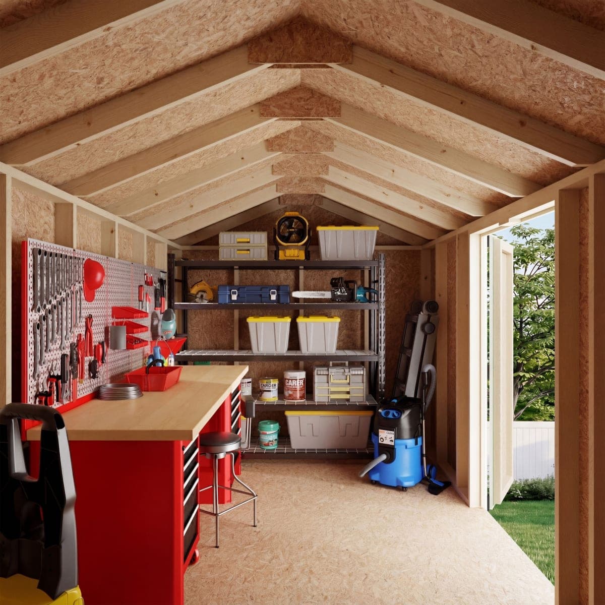 Value Gable Shed with Side Entry