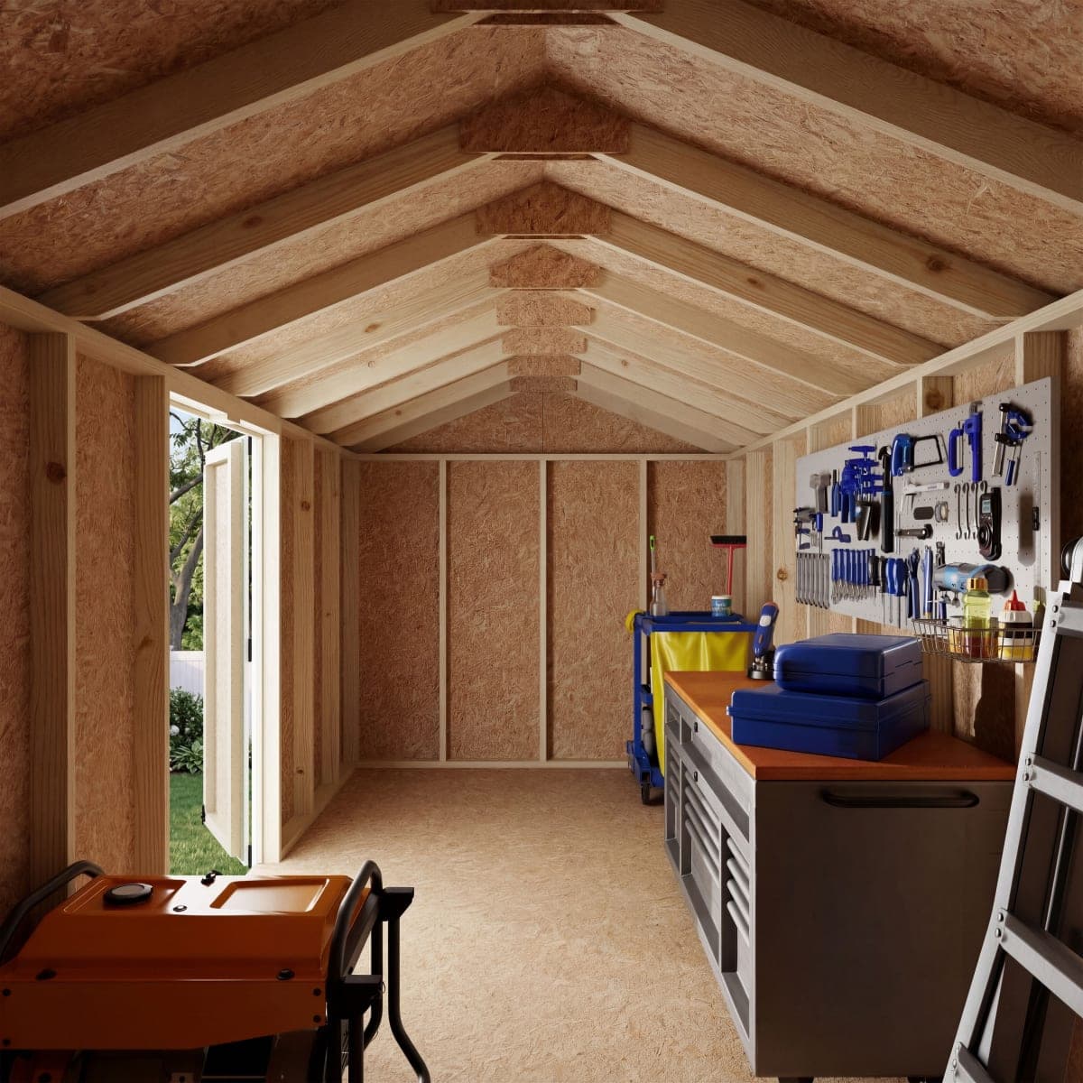Value Gable Shed with Side Entry
