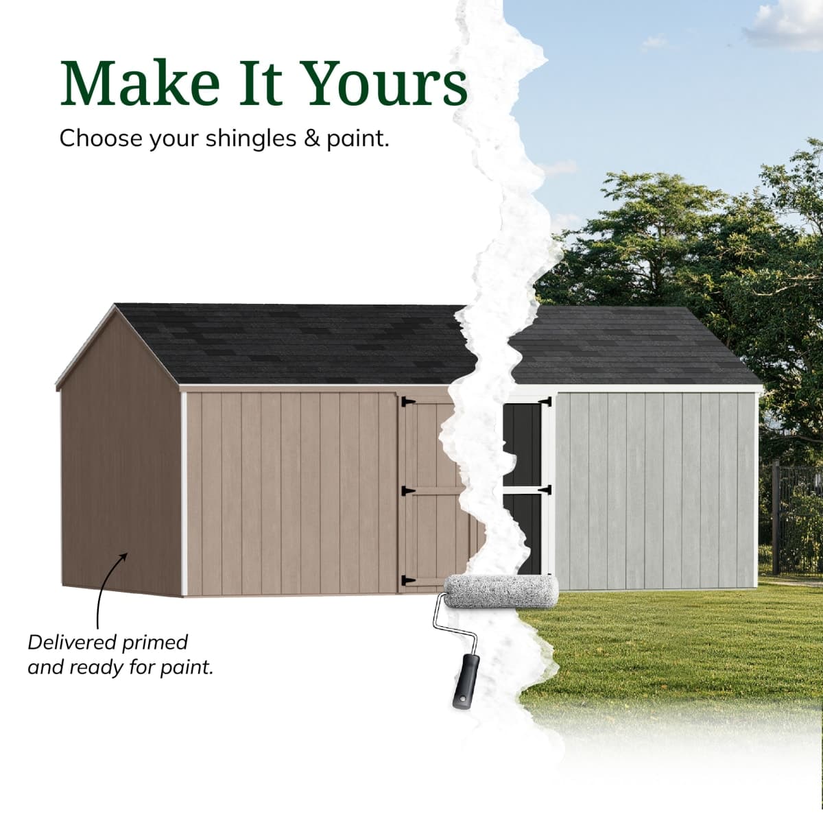 Value Gable Shed with Side Entry