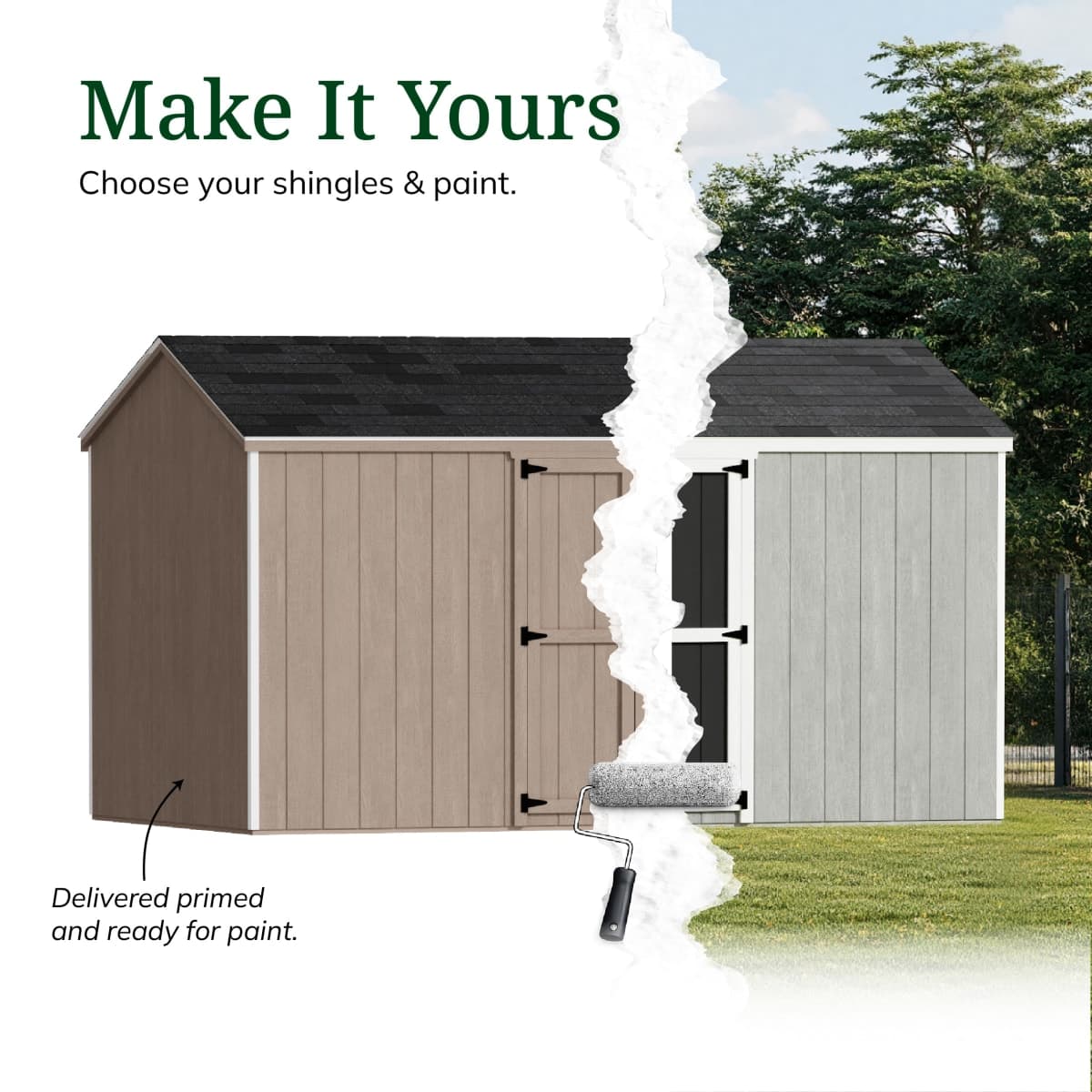 Value Gable Shed with Side Entry