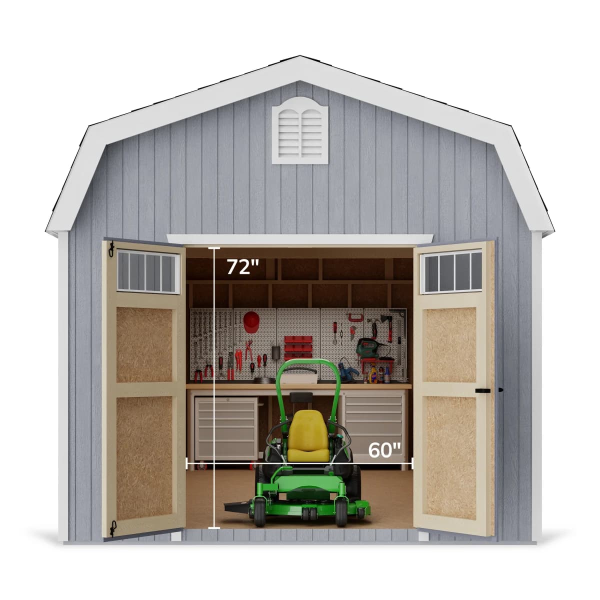 Colonial Woodbury Barn Shed