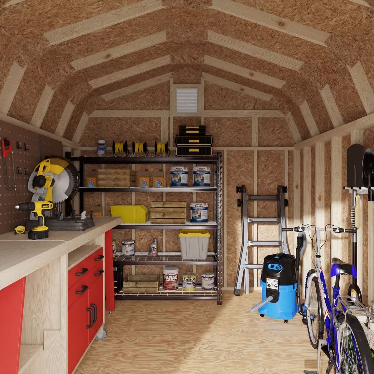 Colonial Woodbury Barn Shed