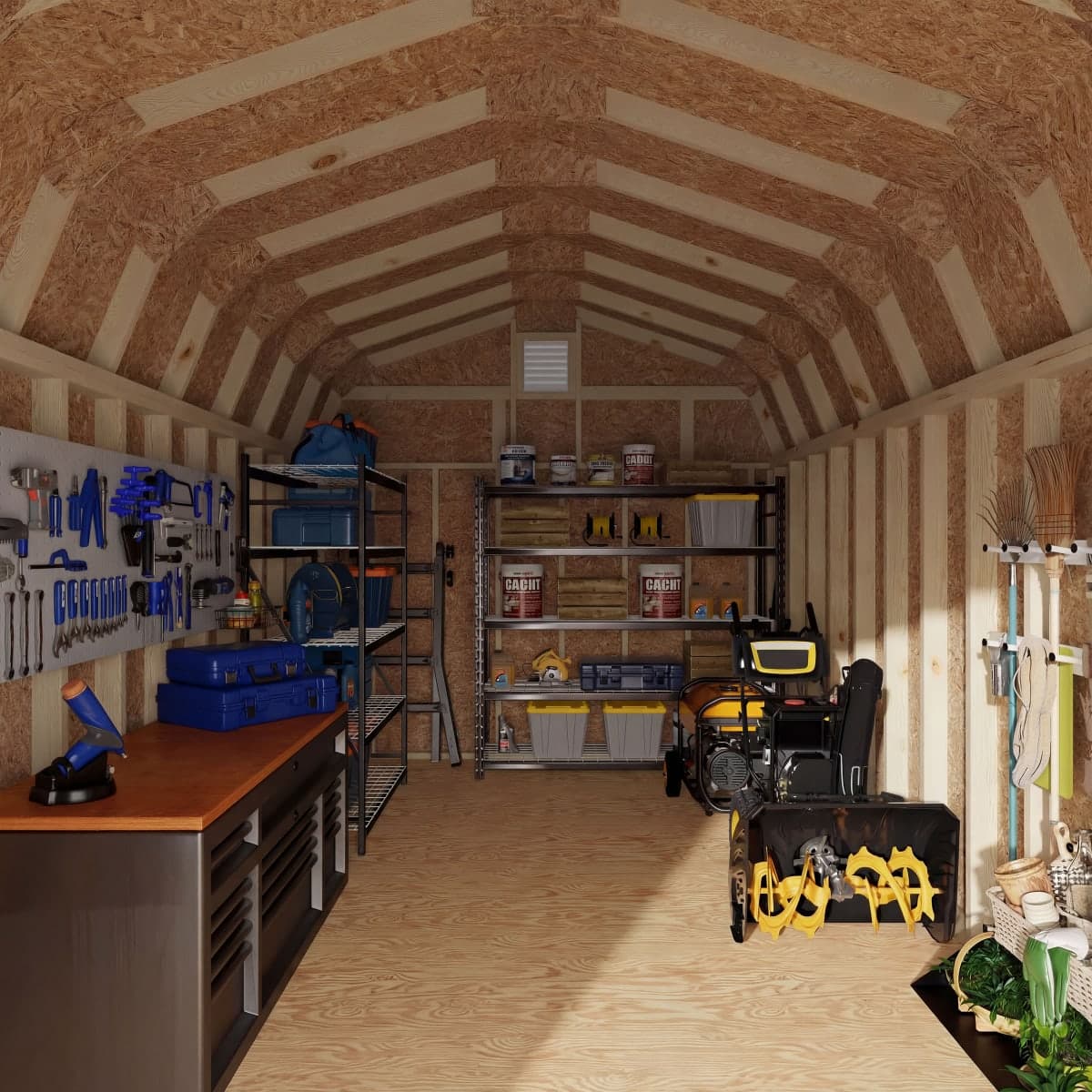 Colonial Woodbury Barn Shed