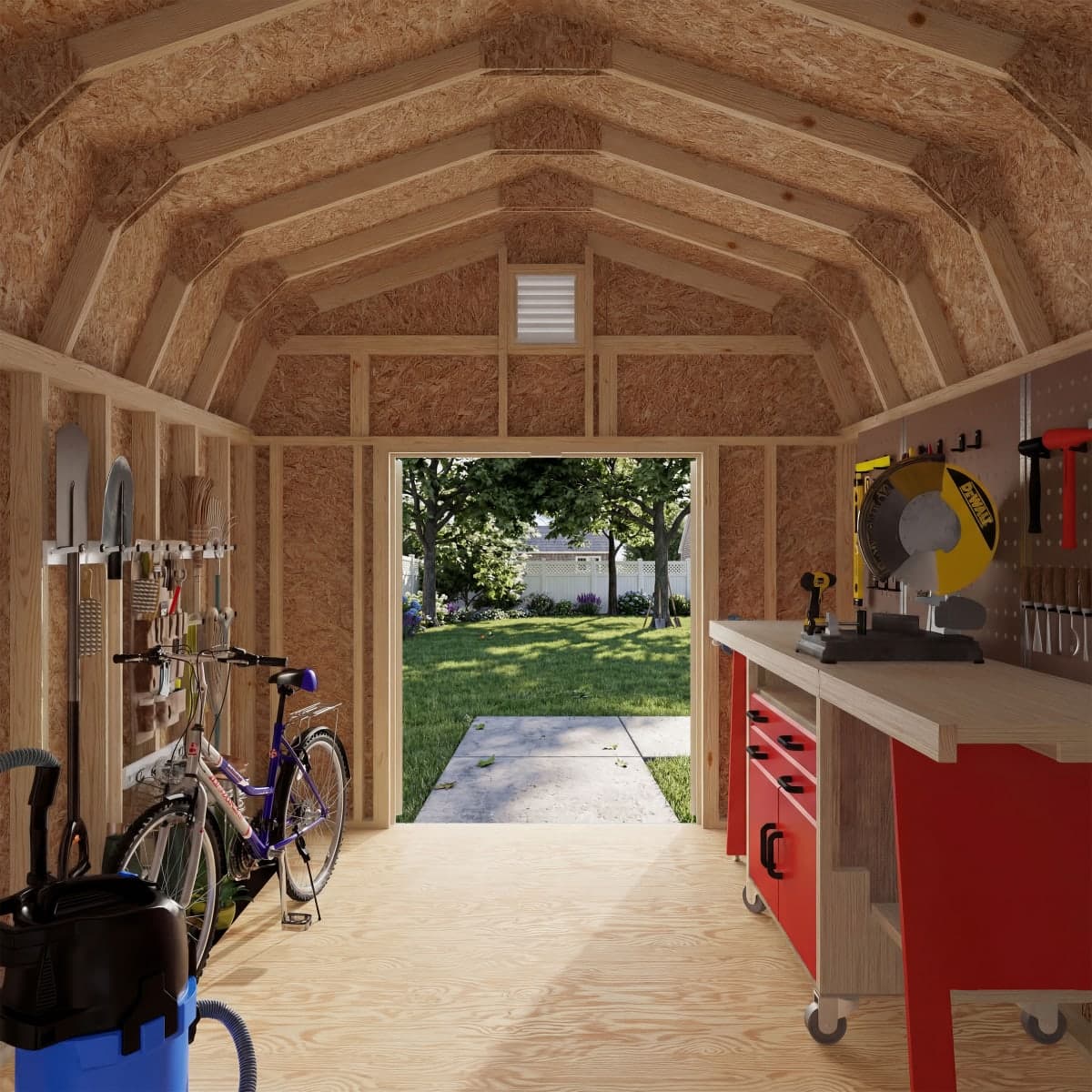 Colonial Woodbury Barn Shed