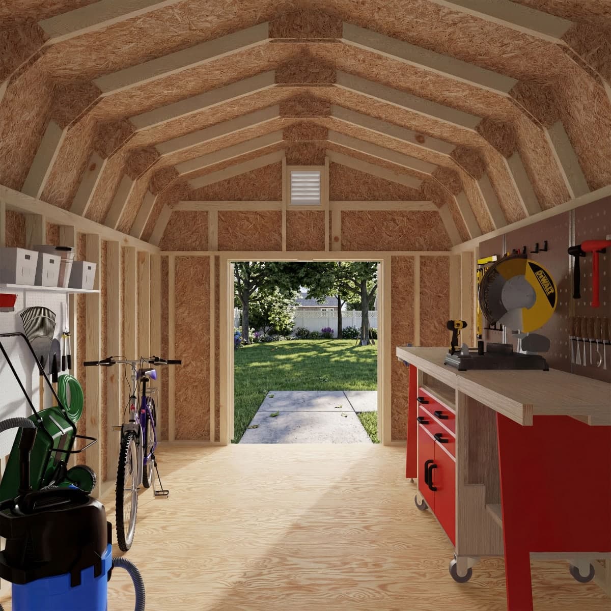 Colonial Woodbury Barn Shed