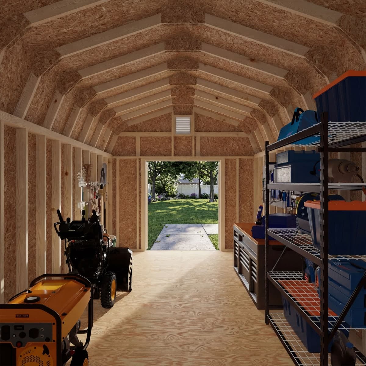 Colonial Woodbury Barn Shed