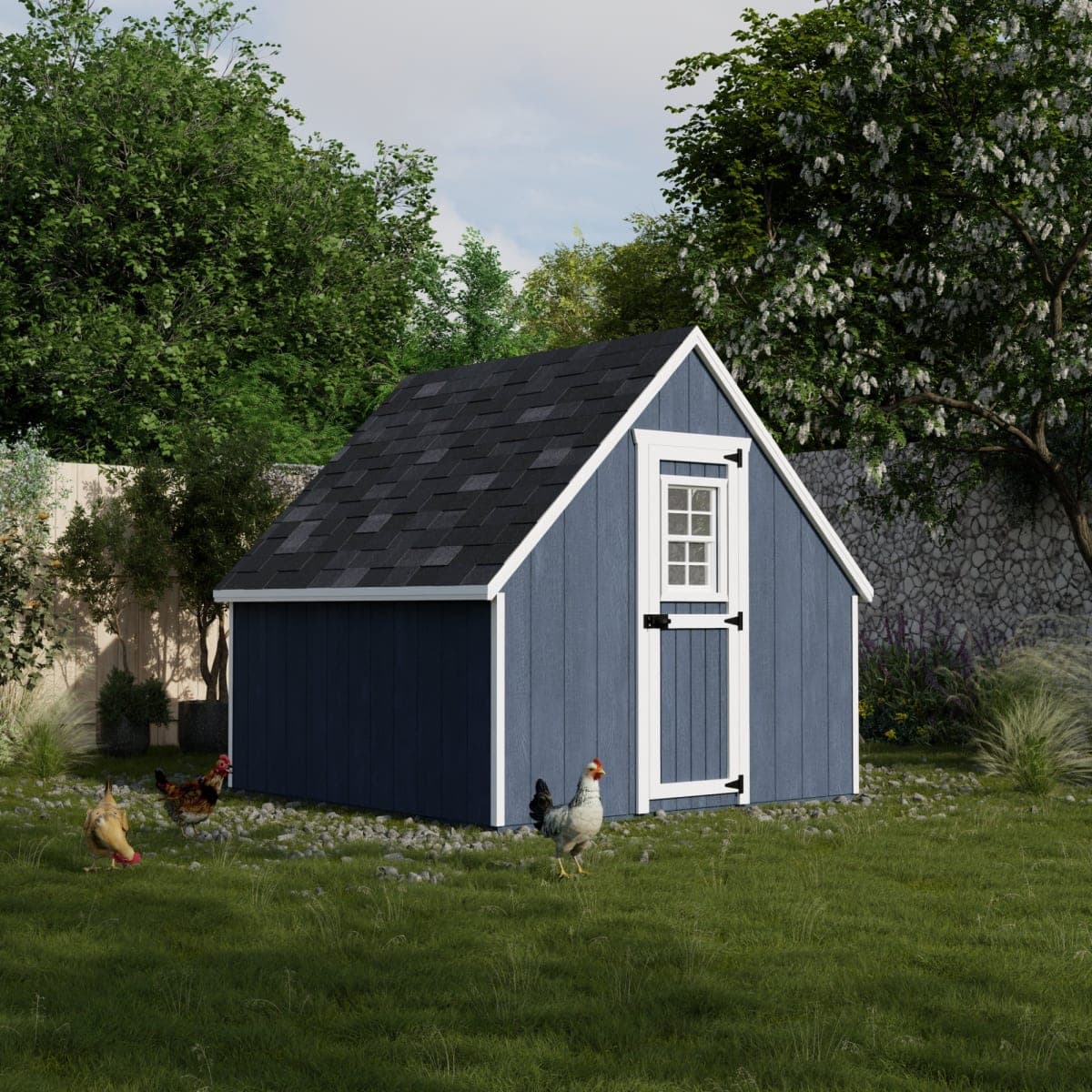 Value A-Frame Chicken Coop lifestyle