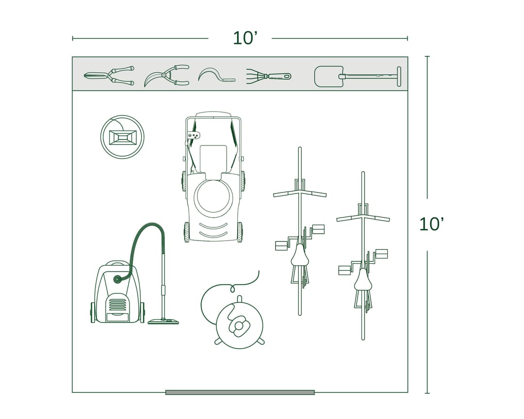 10x10 Storage Shed Size Guide